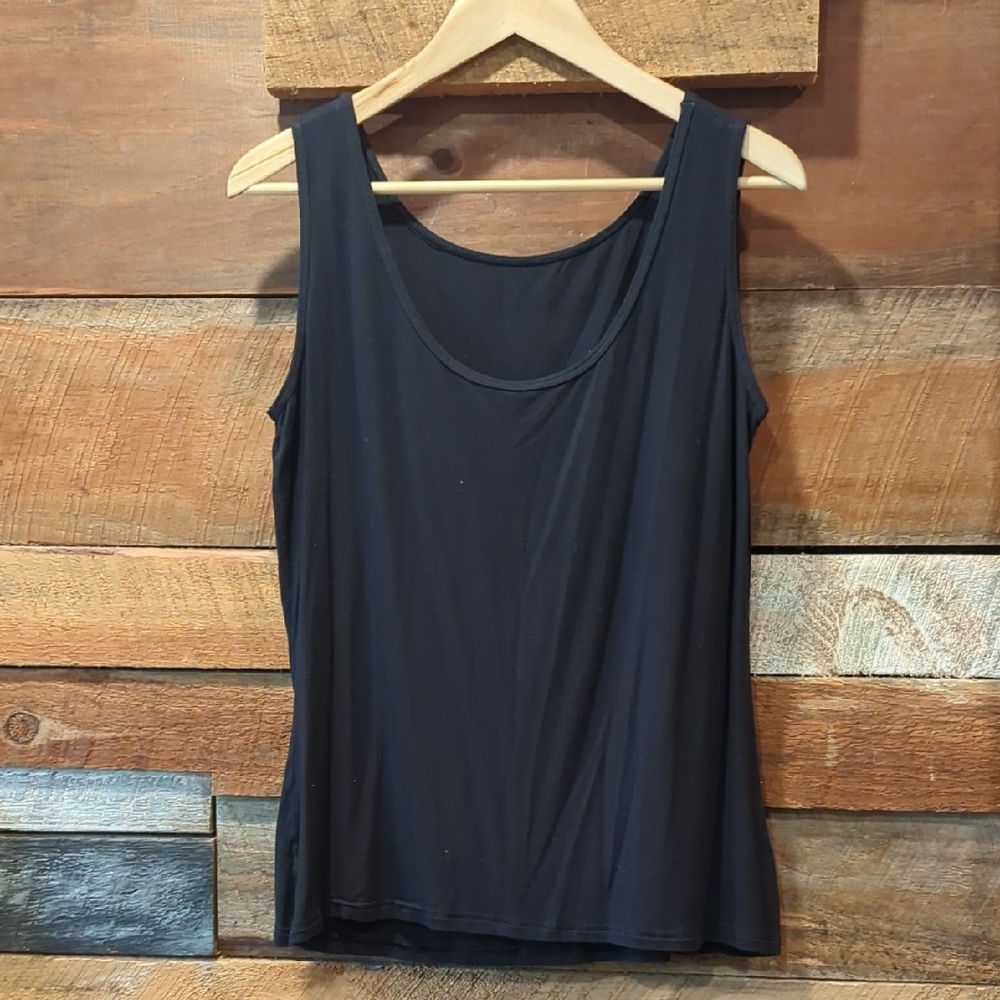 Body Bark Black Sleeveless Top